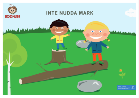 Kortet "Inte nudda mark" från Skogsmulles hinderbana