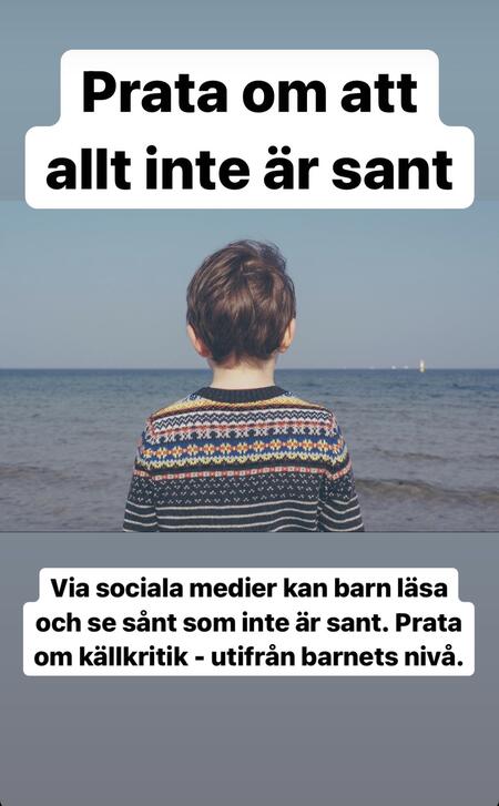 Påminn om att vara källkritisk